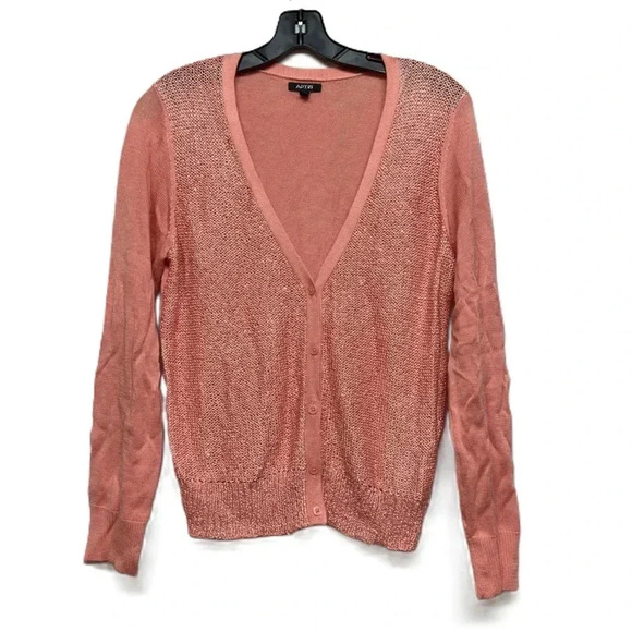 APT9 Coral Career Sweater Polyester Acrylic Blend Women Medium - Picture 1 of 4